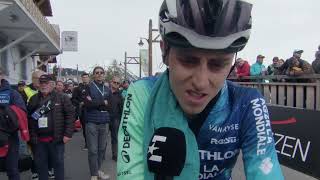 Clément Berthet  Interview à larrivée  Etape 4  Tour de Romandie 2024 [upl. by Bradlee]