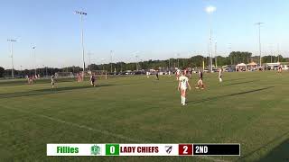 Magnolia Heights Lady Chiefs Soccer vs Lee Academy Fillies [upl. by Llemar99]