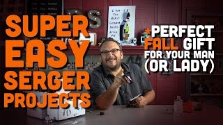 Dad Sews A Simple Serger Project [upl. by Telocin]