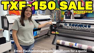 GET THE AUTOMATED TXF150 DTF PRINTING SYSTEM NOW FROM FLASH PRINTING DEPOT dtfprinting [upl. by Llertnauq85]