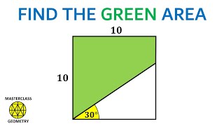 area square  tangent in right angled triangle  geometry problems  Masterclass Geometry [upl. by Llertnor]