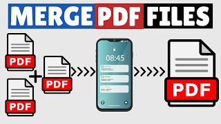 How to Merge Multiple PDF files into Single PDF file in Android Smartphone [upl. by Acirdna]