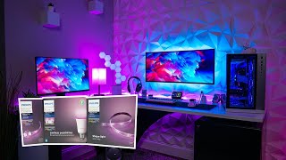 Lighting My Setup with Philips Hue [upl. by Olodort]