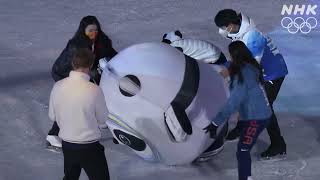 2022 02 19 OG gala practice Yuzuru Hanyu NHK [upl. by Jarlen]