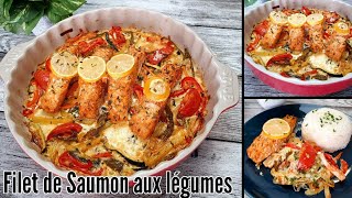 FILET DE SAUMON AUX LÉGUMES [upl. by Anived443]