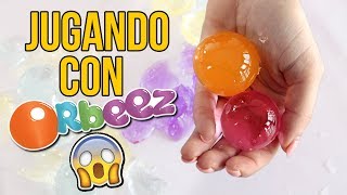 JUGANDO CON ORBEEZ GIGANTES O CANICAS DE AGUA [upl. by Kinnard339]