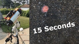 Astrophotography 15 Seconds vs Light Pollution [upl. by Thebault598]