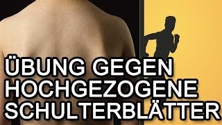 Hochgezogene Schulter  Erklärung und Übungen [upl. by Elem16]