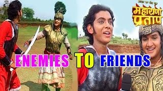 Maharana Pratap OMG Pratap and Akbar talks about journey from ENEMIES to FRIENDS  MUST WATCH [upl. by Oetsira26]