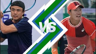 Taro Daniel ダニエル 太郎 vs Yu Hsiou Hsu  MATSUYAMA 2023 [upl. by Amsirac]