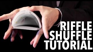 Cardistry for Beginners Shuffles  Riffle Shuffle Tutorial [upl. by Esinehs789]