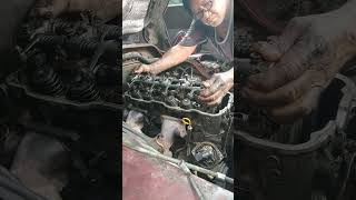 Nissan vanette fixing cylinder head [upl. by Iila]