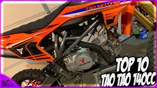 TOP 10 Things I Hate About The Tao Tao DBX1 140cc Chinese Dirt Bike [upl. by Aifas]