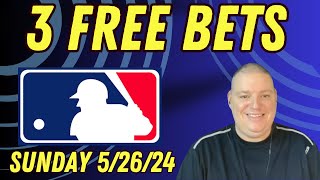 Sunday 3 Free MLB Betting Picks amp Predictions  52624 l Picks amp Parlays [upl. by Noside]