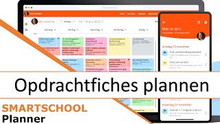 Smartschool  Planner  Opdrachtfiche plannen [upl. by Dnomal]