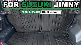 The Best Boot Mat for Suzuki Jimny XL 5 Doors 3D TPE Detachable Solution oad4x4 carmats [upl. by Pius825]