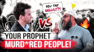 🤯🔥EPIC STREET DEBATE Christian Student vs Shaykh Uthman  Bible Quran Prophets amp More [upl. by Isolda]