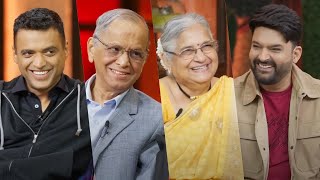 Great Minds Greater Laughs Narayana amp Sudha Murthy Deepinder Goyal  The Great Indian Kapil Show [upl. by Laehcar]