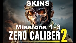 Zero Caliber 2  All skins mission 1 till 3 quest3 vrgameplay [upl. by Kevin]