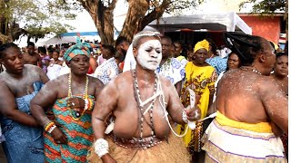 Rich Ghanaian culture and traditions at full display at La Homowo Festival 2022 [upl. by Ahsinrev]