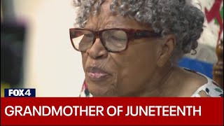 Opal Lee grandmother of Juneteenth has busy weekend as we approach national holiday [upl. by Micaela]