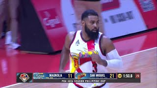 Perez Tautuua DELIVER EARLY POINTS in Q1 for San Miguel vs Magnolia💥  PBA SEASON 48 PHILIPPINE CUP [upl. by Maples105]