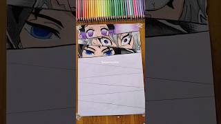 Guess the character of eyes from demon slayer 🤔shorts anime drawing demonslayer [upl. by Michael]