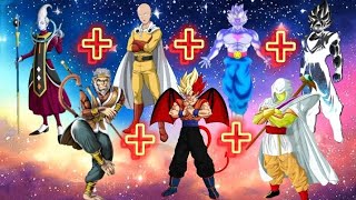 WhisSaitamaGrand Priest True formOmnipotent GokuSun Wukong Monkey KingZalamaDevil Goku Fusions [upl. by Ydna]