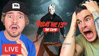 KianAndJc Play FRIDAY THE 13TH SCARIEST GAME EVER  FULL STREAM [upl. by Malas]