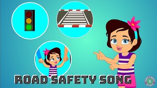 Road Safety Song  Traffic Rules for kids  Traffic Safety Song  Bindis Music amp Rhymes [upl. by Skyla]