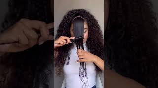 PENTEADO muito FÁCIL para CABELO CACHEADO 👩🏽‍🦱😲😳 SE INSCREVASE [upl. by Kelleher]