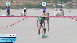 Sup Master 40 Men Sprint Semi Final 1  2023 ICF Stand Up Paddling SUP World Championships [upl. by Dorotea321]