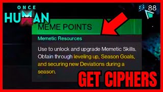 How To Get CIPHERS Once Human QUICK GUIDE [upl. by Stanwinn]