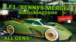 NEW GTA 5 ONLINE BENNYS MERGE GLITCH  F1BENNYS ON ANY CARS XBOX PC PS5 PS4 [upl. by Llewen409]