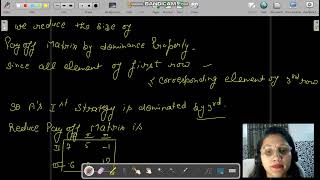 Solution of payoff matrix in game theory without saddle point [upl. by Kire5]