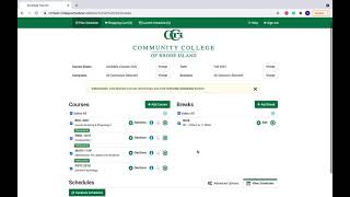 College Scheduler [upl. by Mittel885]