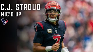 CJ Stroud micd up  Listen in as the Houston Texans QB helps his team to a big home win [upl. by Aij]