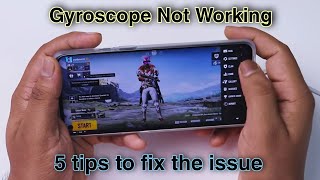 BGMI Gyroscope Is Not Working  Gyroscope Problem Solved [upl. by Adeirf725]