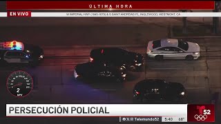 En vivo Persecución policial en Los Ángeles [upl. by Callas]