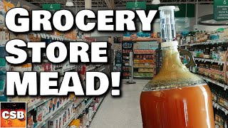 EASY Mead Making Process  Grocery Store Honey Wine Recipe [upl. by Wsan]