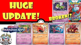 Huge Paradox Rift Update Many New Cards New Xatu Could be Broken Pokemon TCG News [upl. by Gal406]