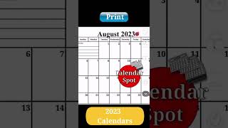 2023 Printable Monthly Calendars [upl. by Savihc]