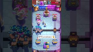 OP Executioner 😱  clash royale  shorts battleroyale supercell [upl. by Enilec]