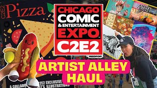 C2E2 2024  Spending  in Artist Alley  Artist Features  Art Haul [upl. by Weitman455]