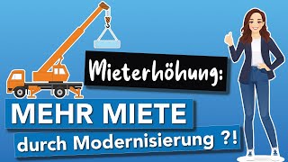 1 MIETERHÖHUNG wegen MODERNISIERUNG  DAS solltest du als VERMIETER wissen [upl. by Rodolph]