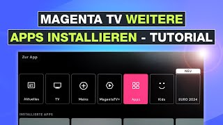 Bei Magenta TV weitere Apps installieren und herunterladen So geht’s  Testventure [upl. by Tterb]