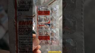 Envas tablet  Enalapril 25mg tablet uses in hindi highbloodpressure bp highbp [upl. by Nance630]