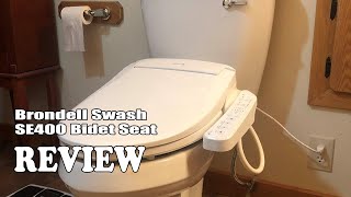 Brondell Swash SE400 Bidet Seat  Review 2022 [upl. by Eirdua390]