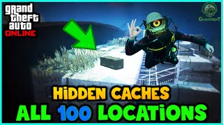 GTA Online  All 100 Hidden Cache Locations [upl. by Ahsik]