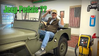 Willys Jeep Restoration Which Pedals Are Correct [upl. by Sidwel533]